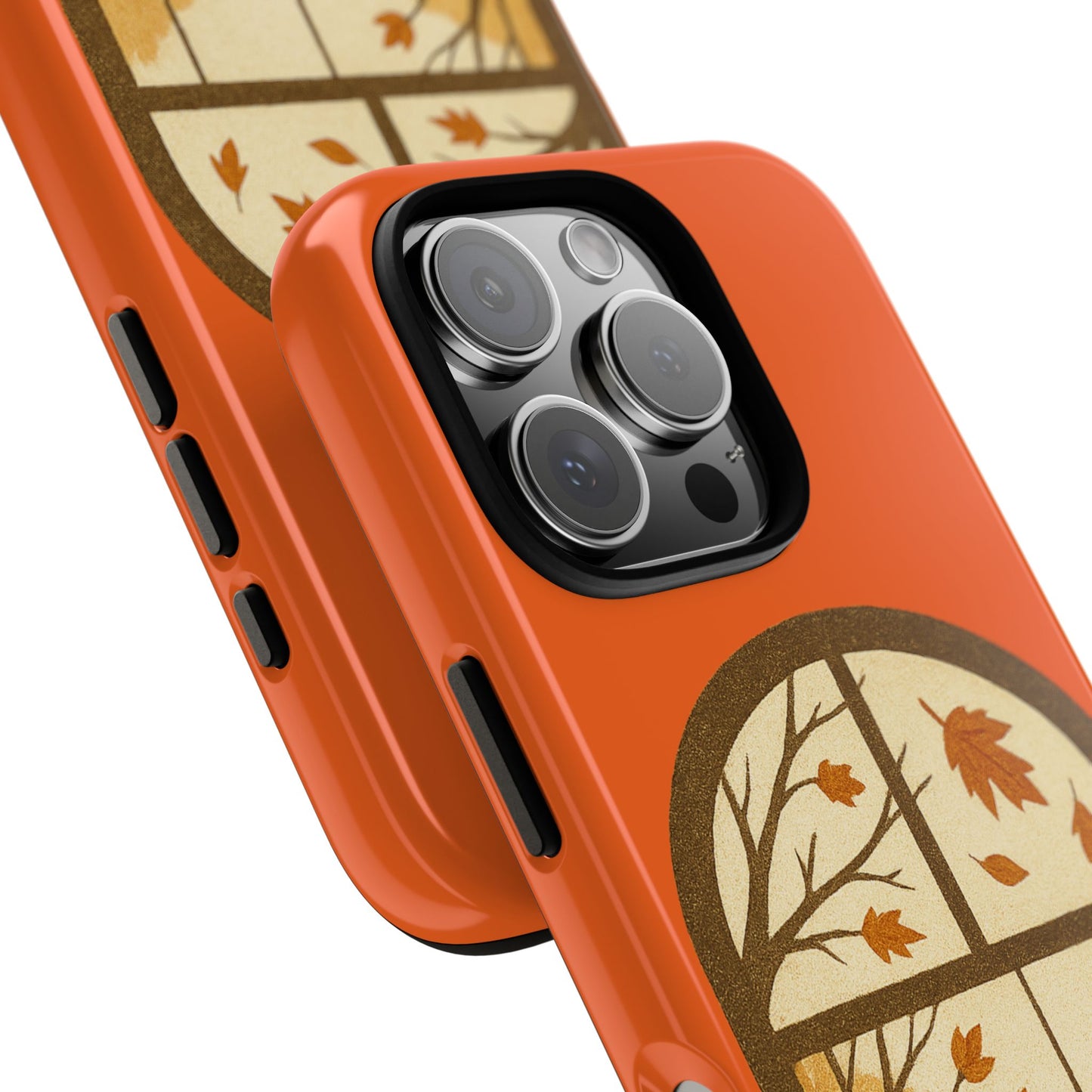 Bird In The Window Autumn Themed Phone Case