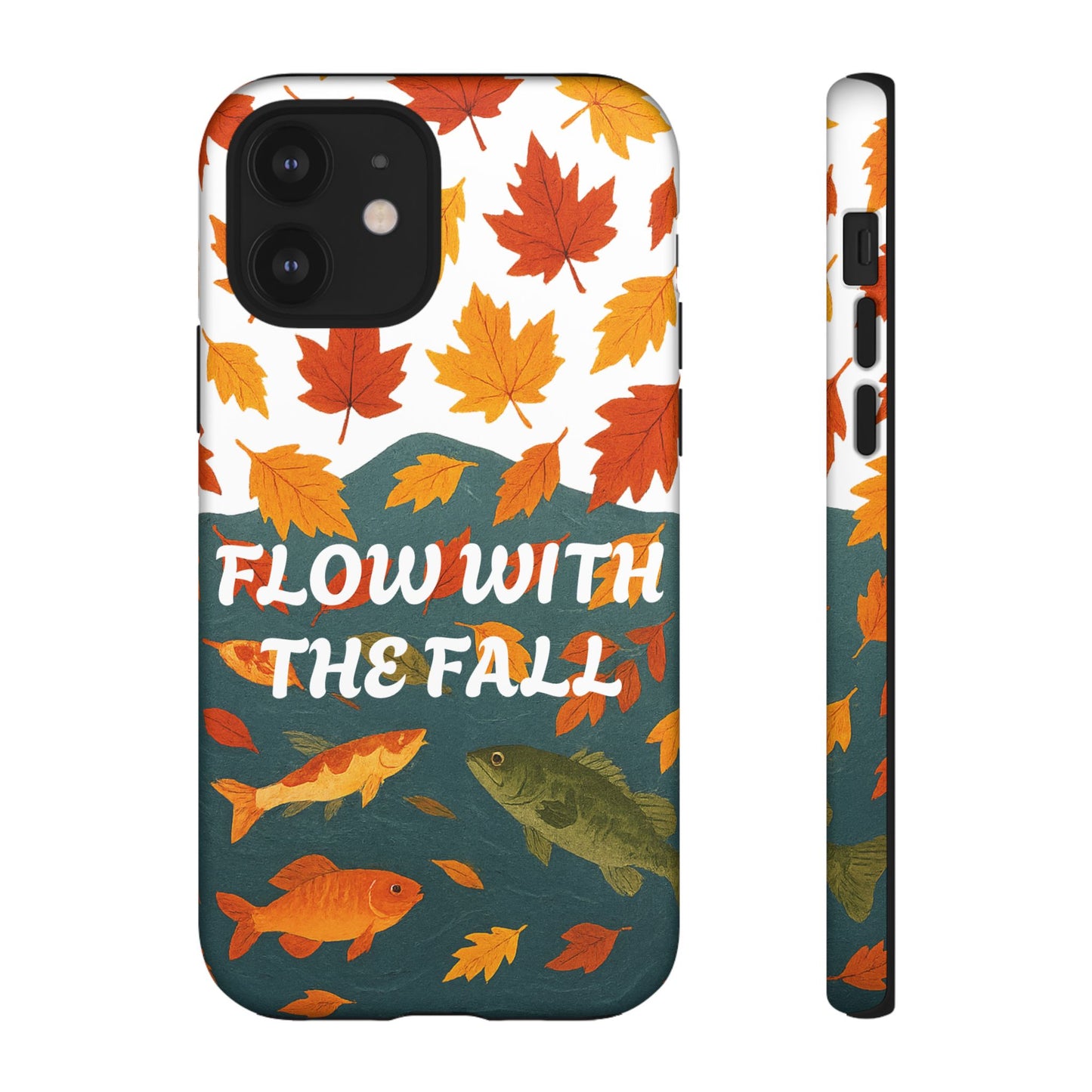 Flow With The Fall Fish Phone Case