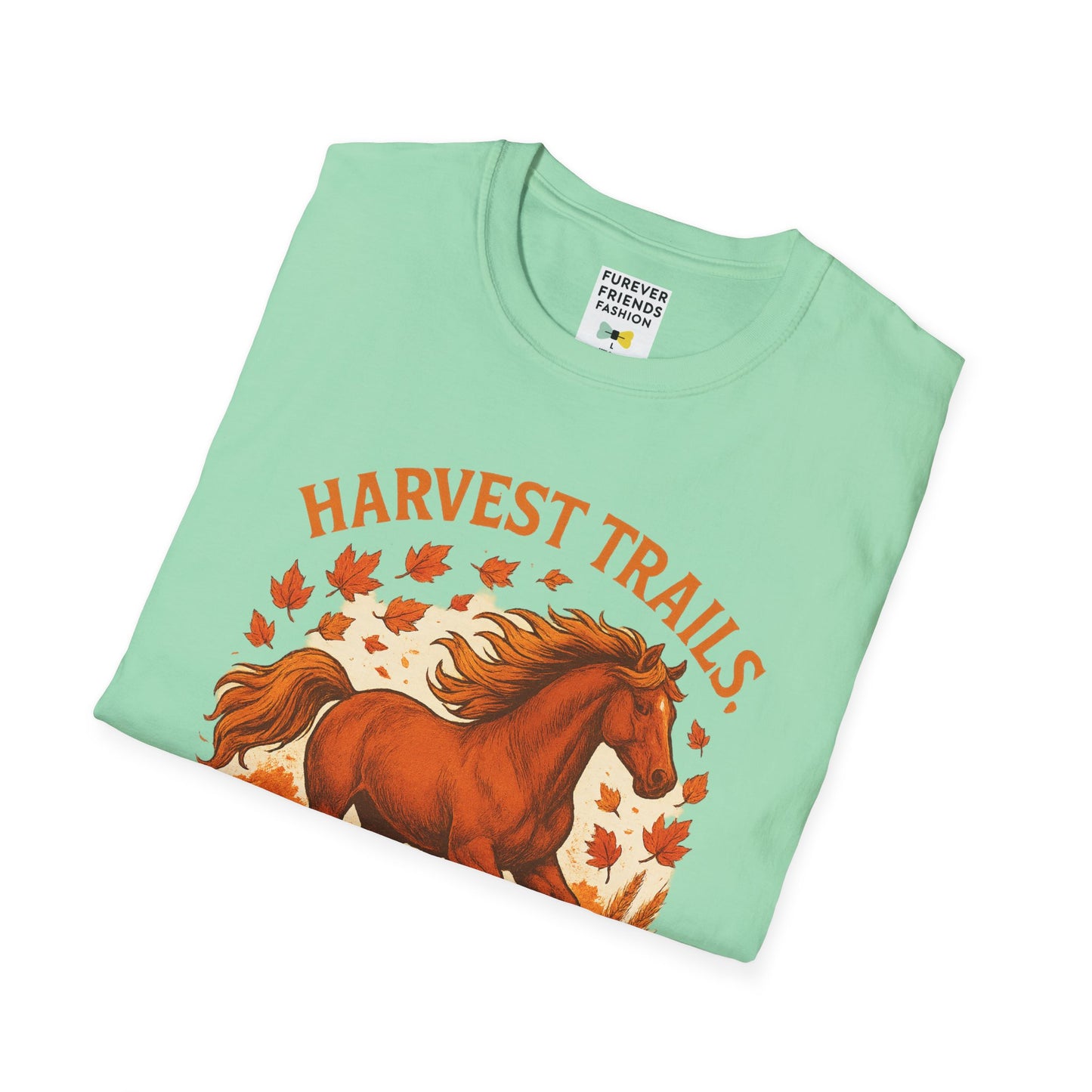Harvest Trails Golden Manes Autumn Themed Tee