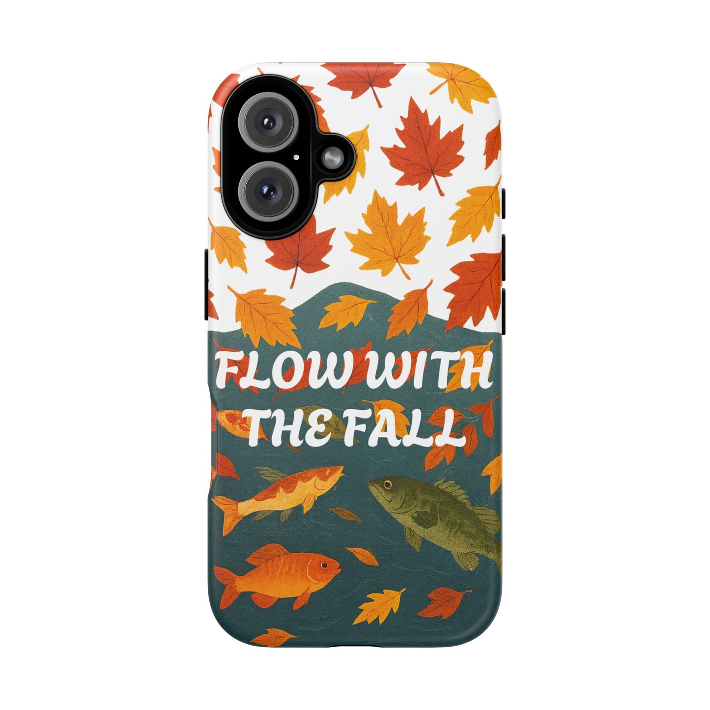 Flow With The Fall Fish Phone Case