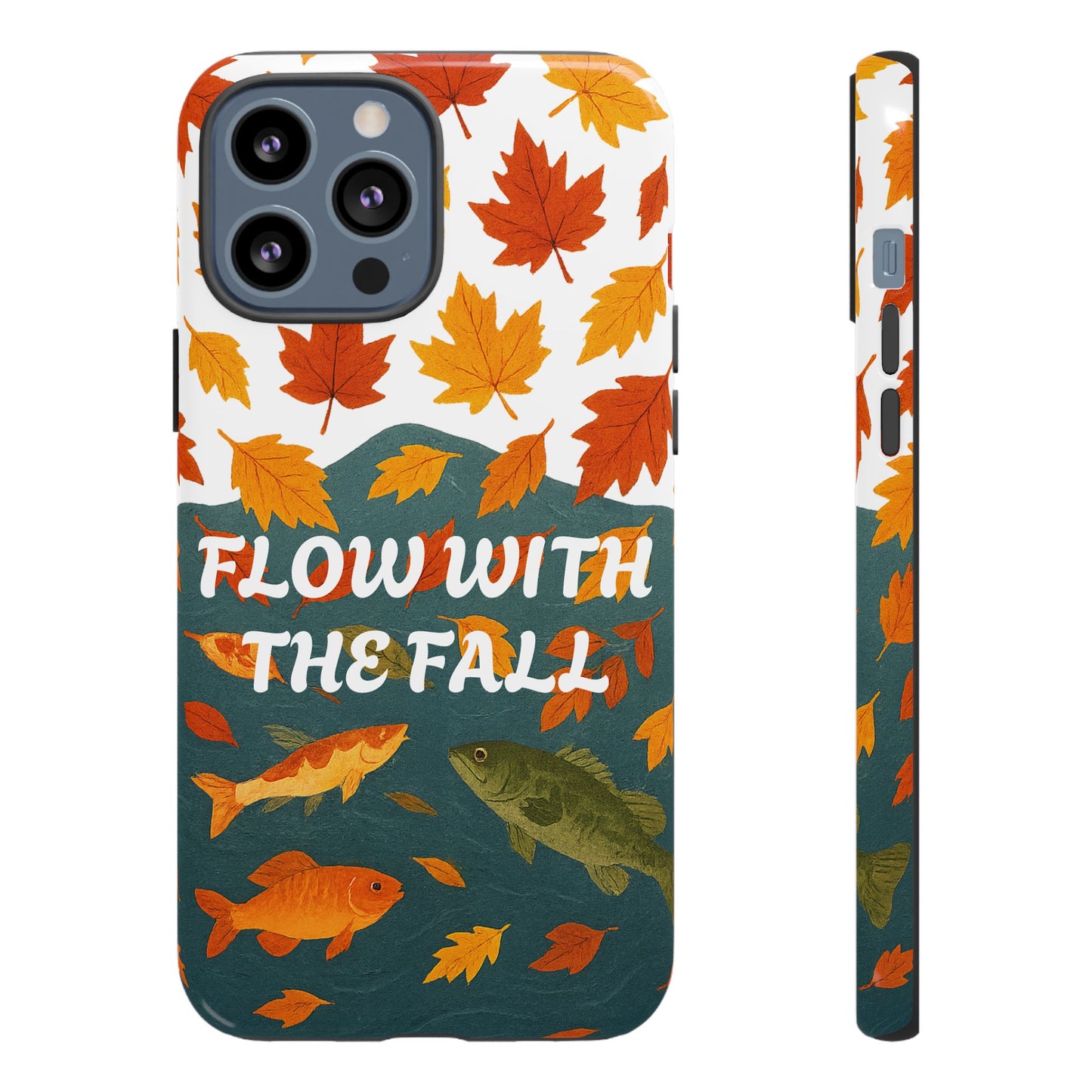 Flow With The Fall Fish Phone Case
