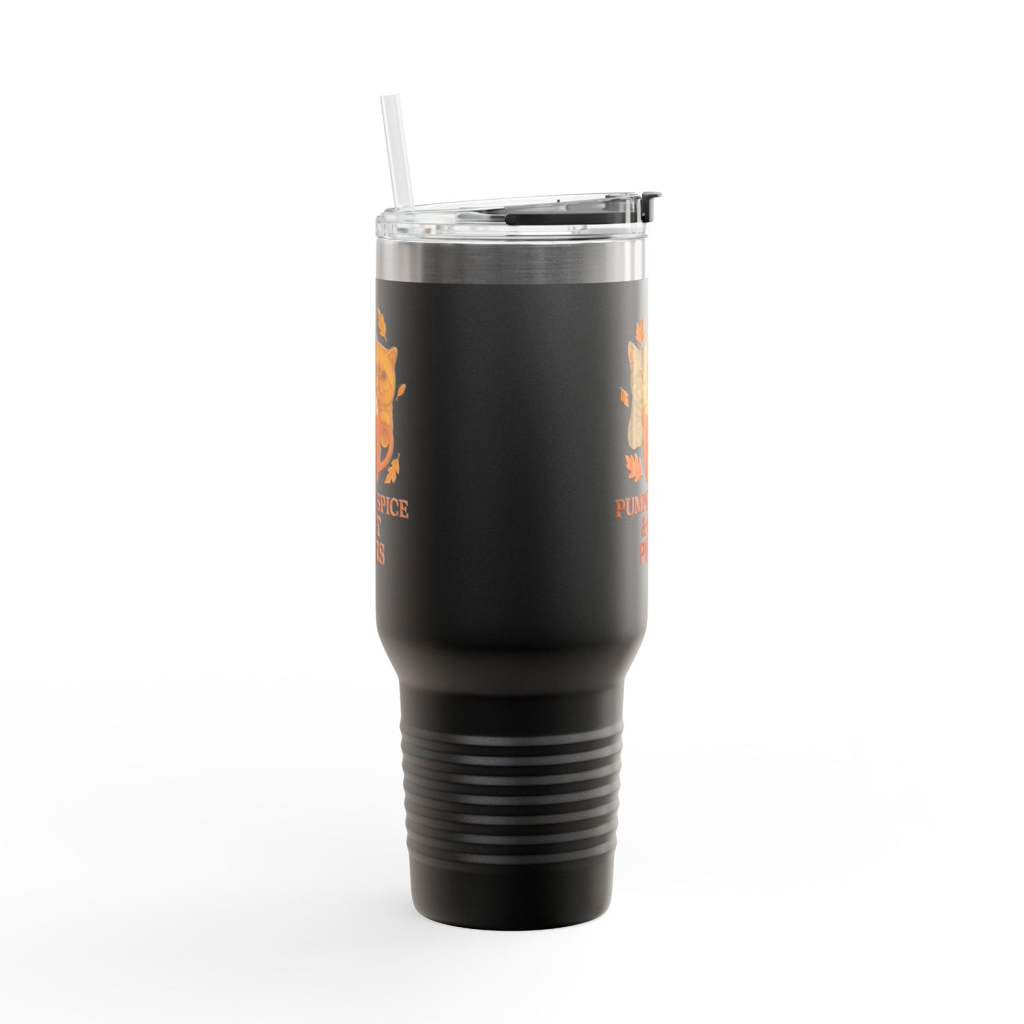 Pumpkin Spice and Cat Purrs Travel Mug