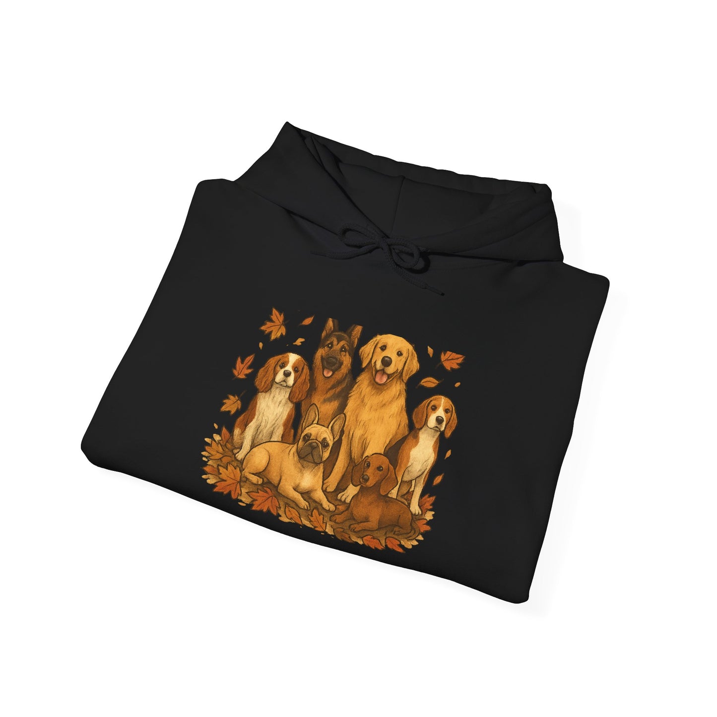 Fall Is Better With Dogs  Autumn Themed Hoodie