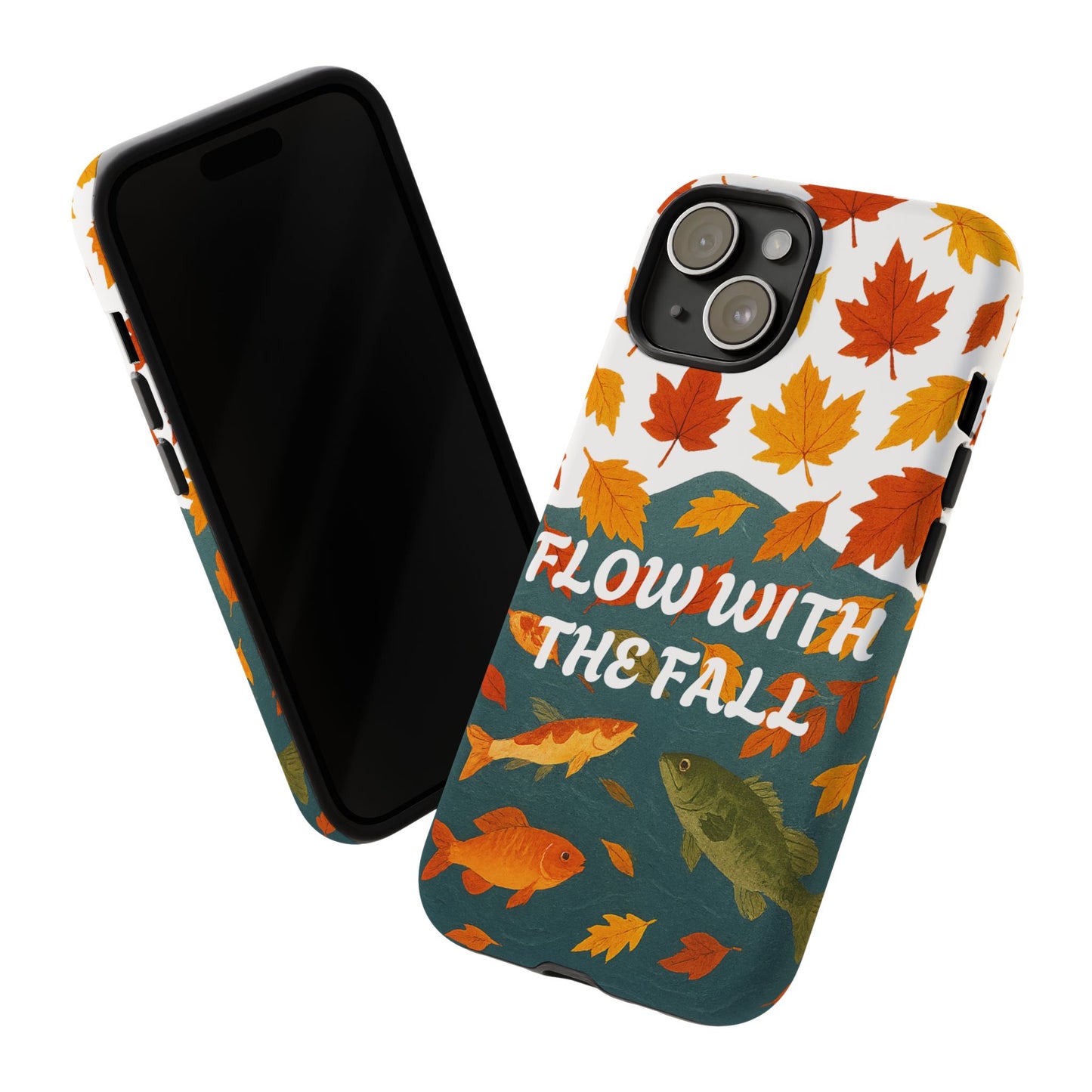 Flow With The Fall Fish Phone Case
