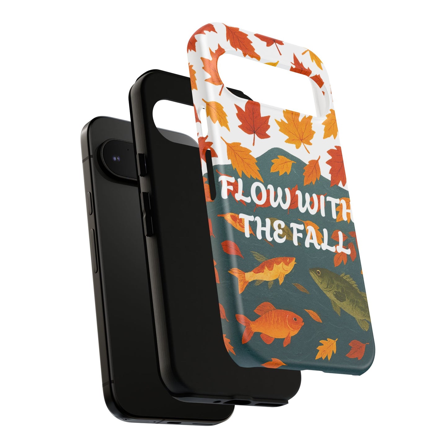 Flow With The Fall Fish Phone Case
