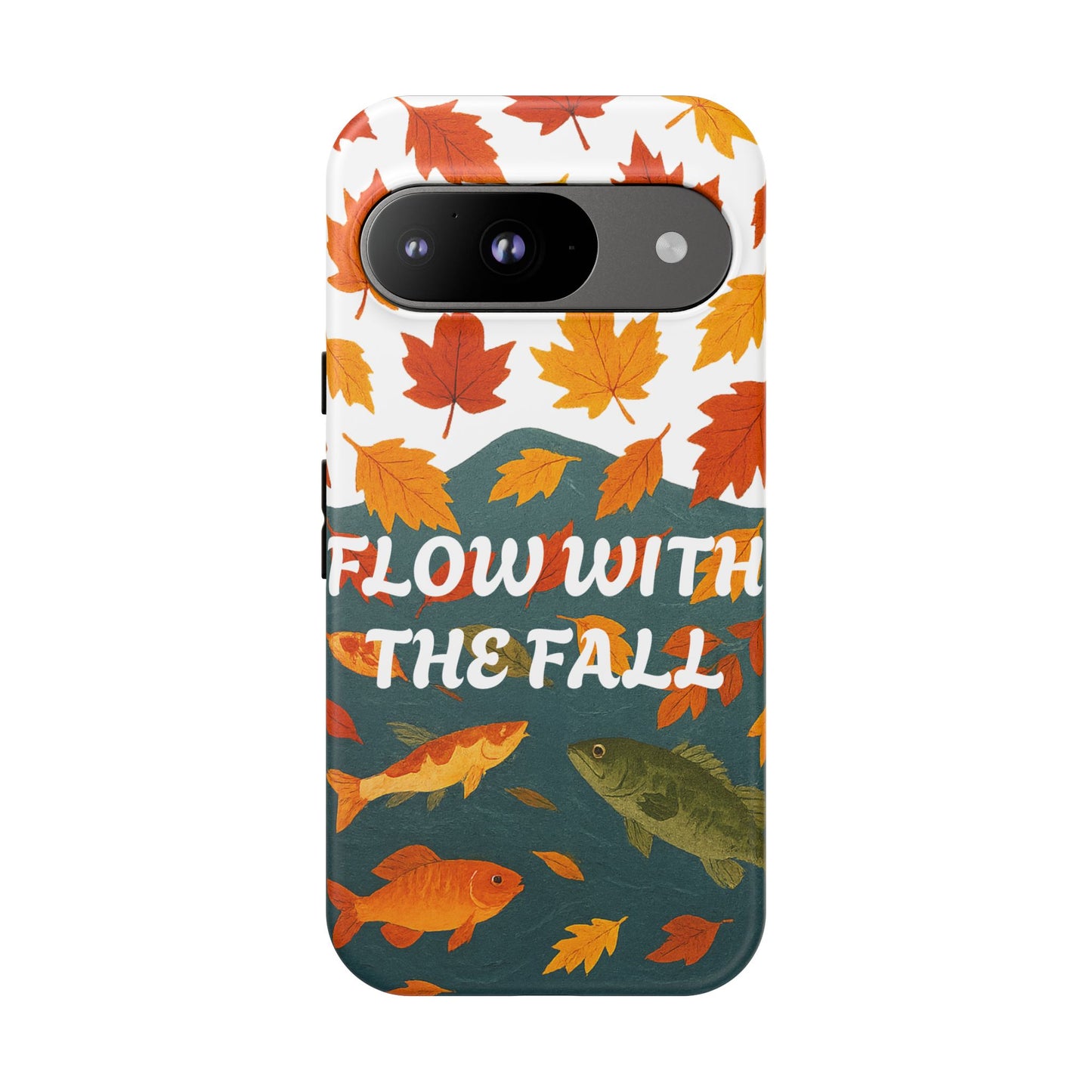 Flow With The Fall Fish Phone Case