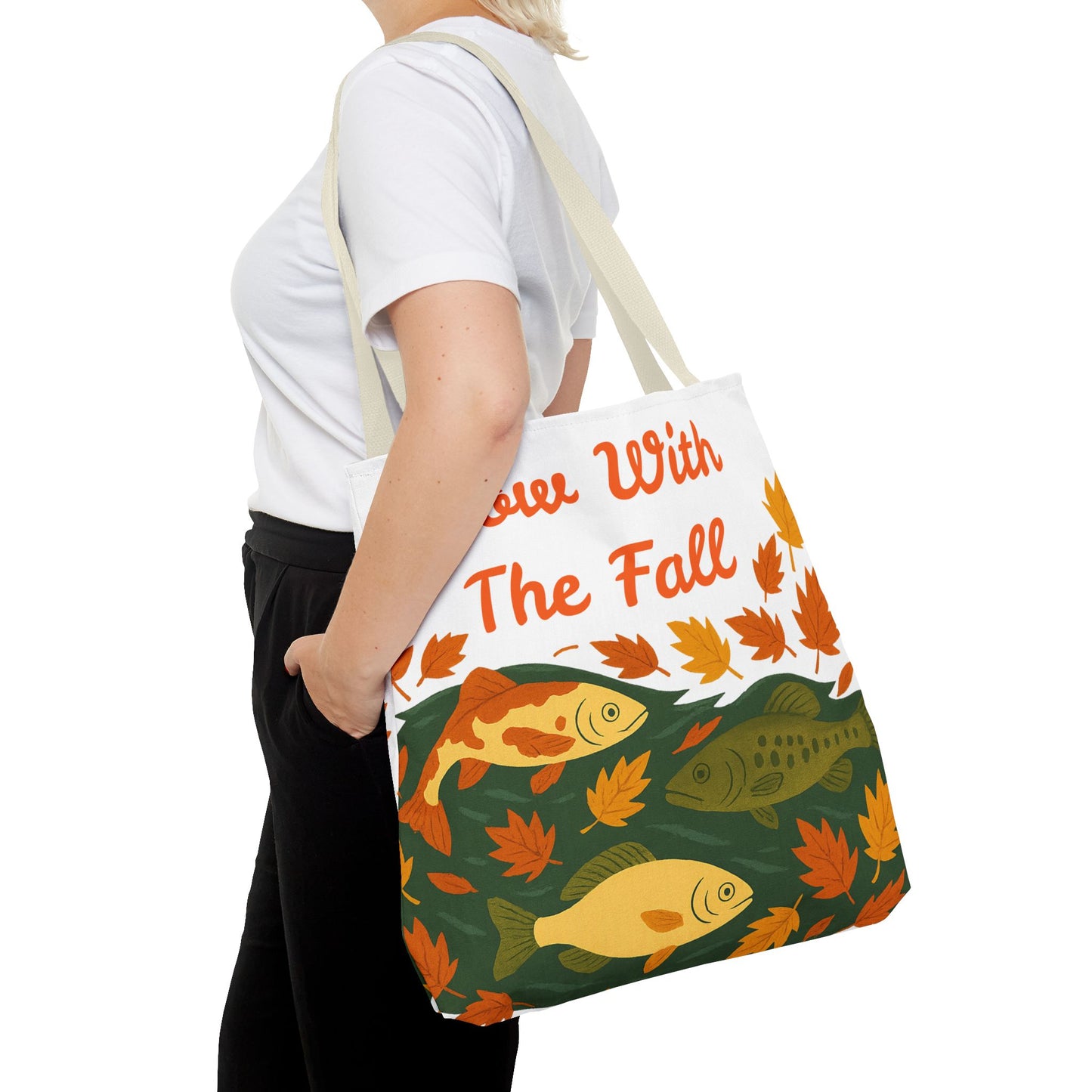 Flow With The Fall Print Tote Bag