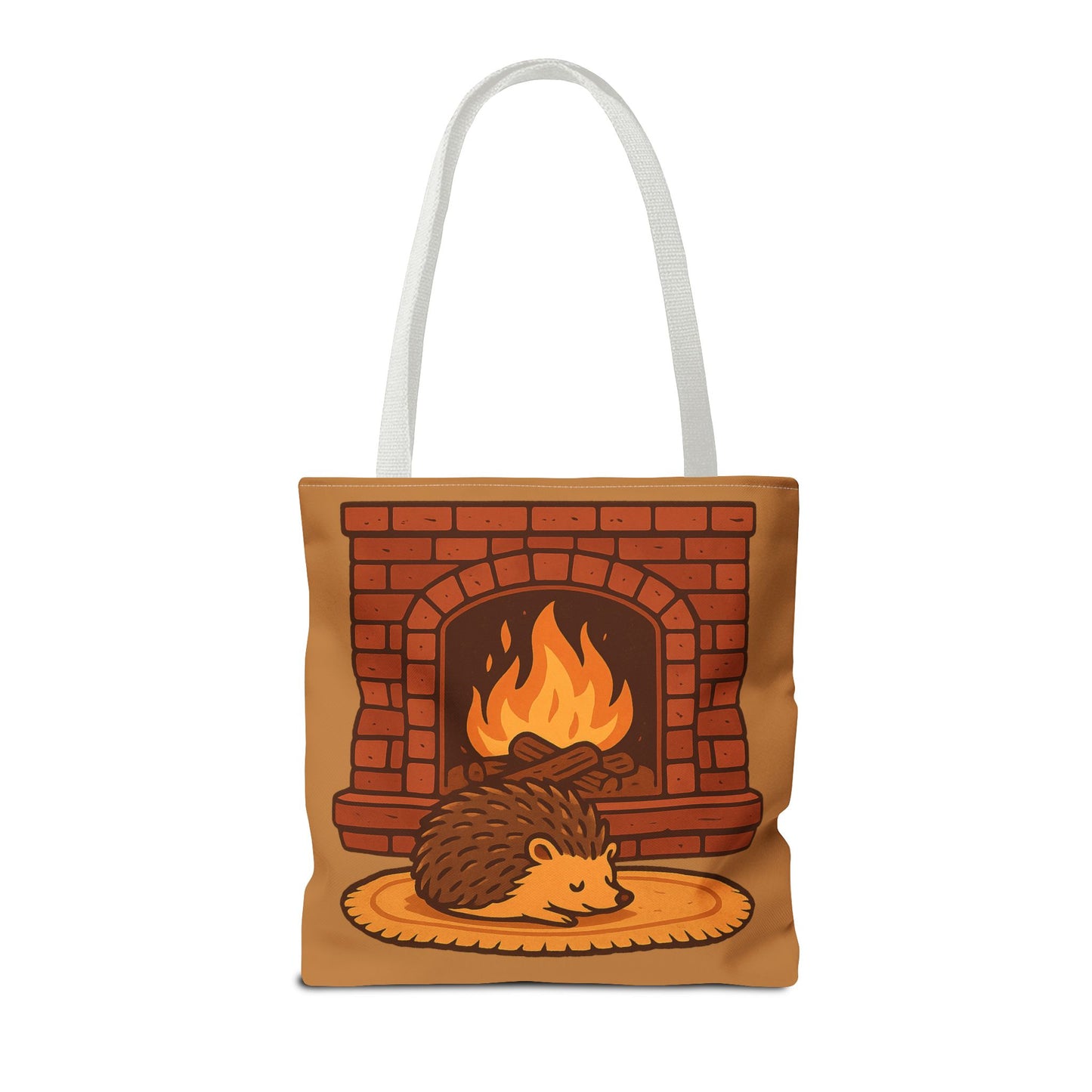 Fireside Spines Cozy Autumn Tote Bag