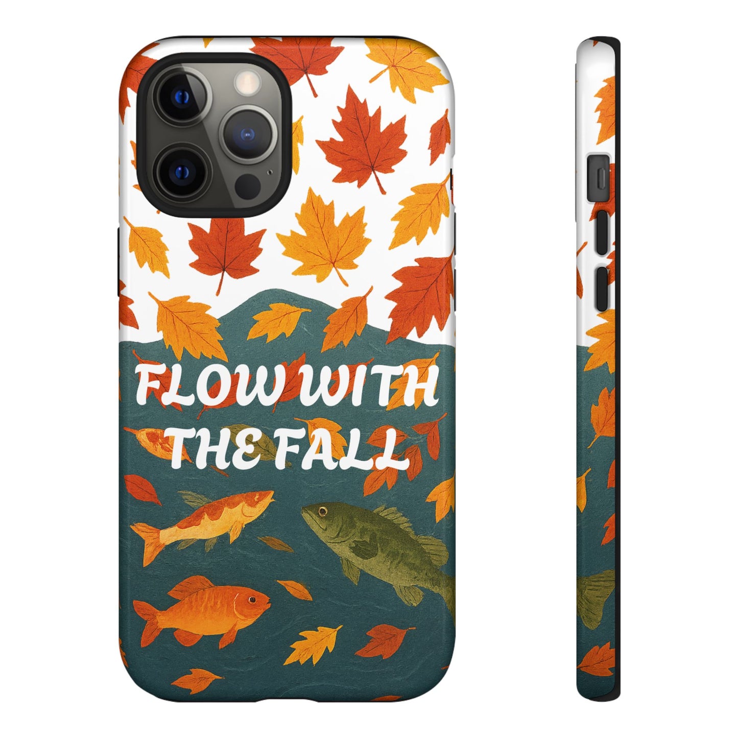 Flow With The Fall Fish Phone Case