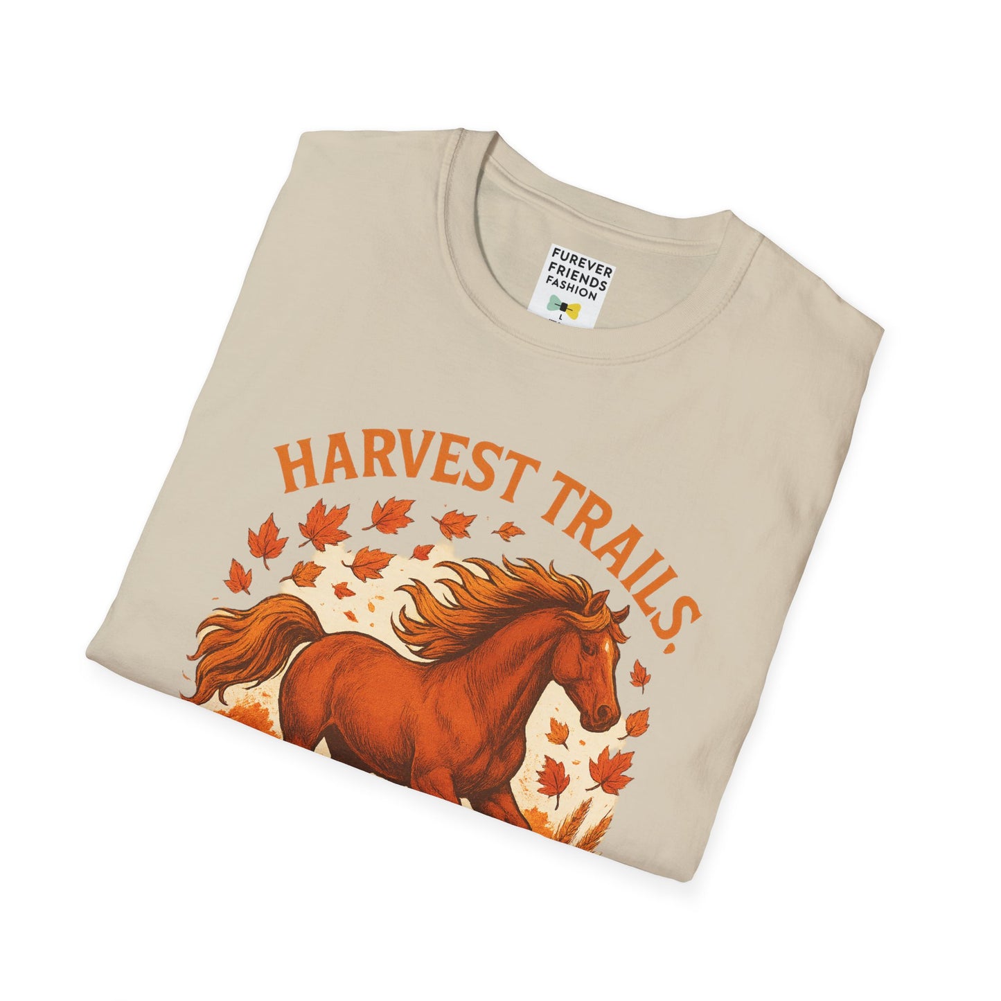 Harvest Trails Golden Manes Autumn Themed Tee