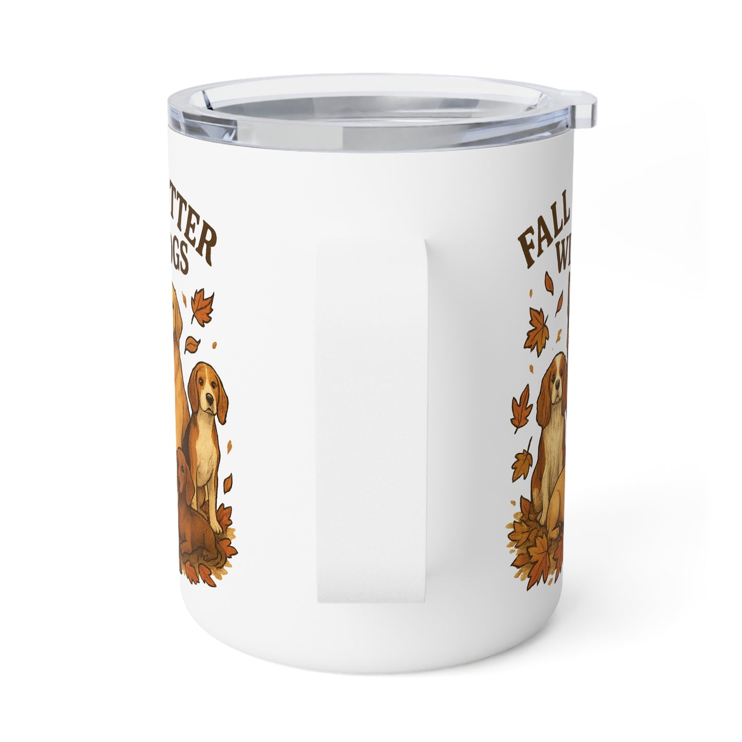 Fall Is Better With Dogs Autumn Themed Insulated Coffee Mug