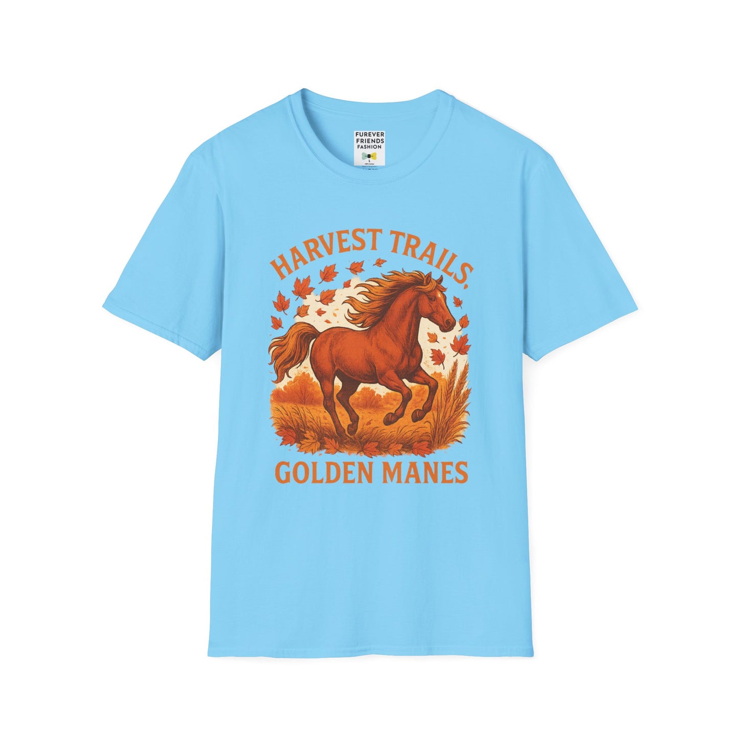Harvest Trails Golden Manes Autumn Themed Tee