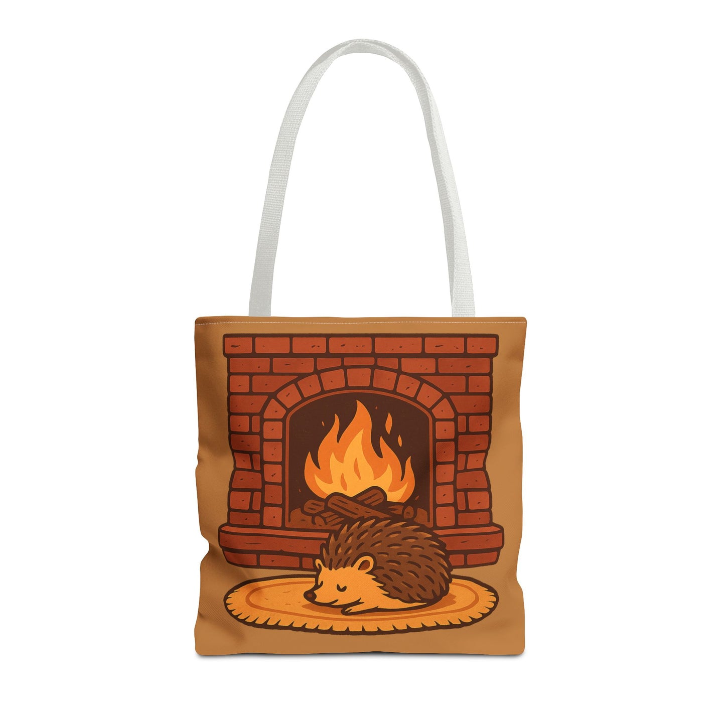 Fireside Spines Cozy Autumn Tote Bag