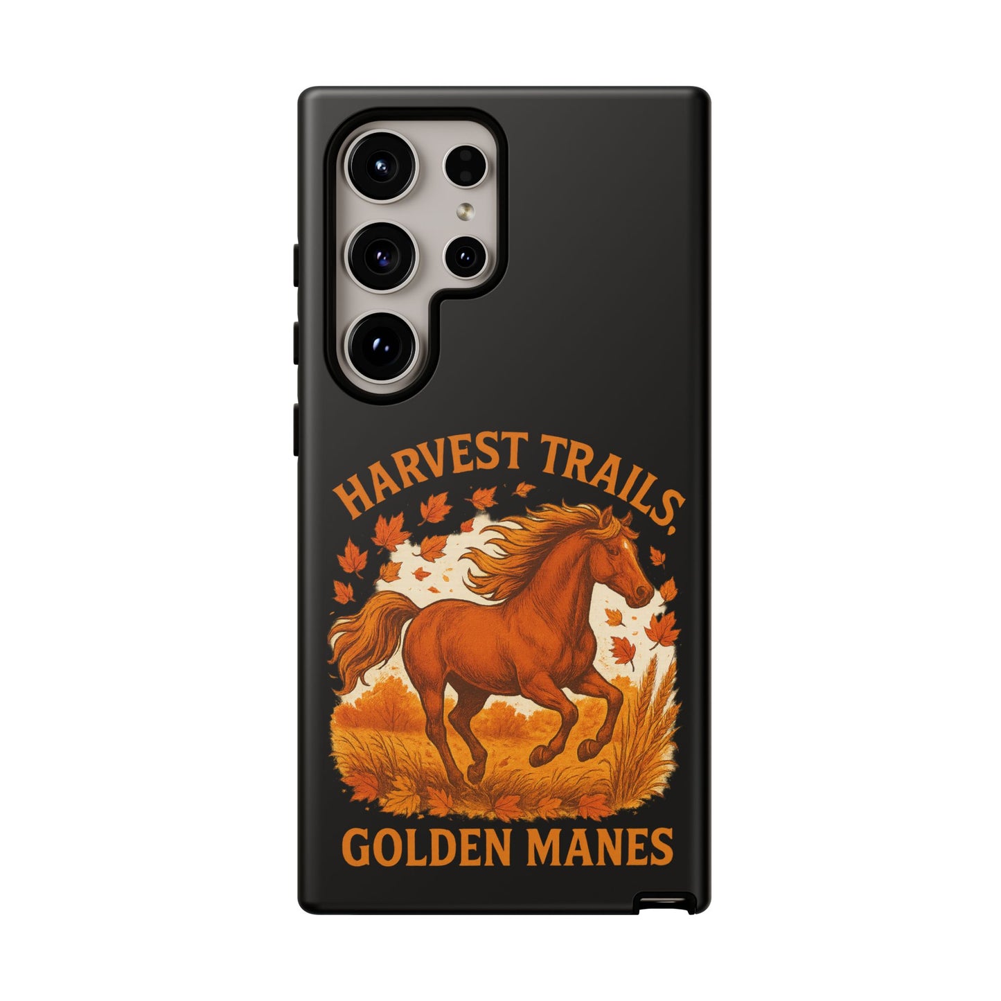 Harvest Trails Golden Manes Autumn Themed Phone Case