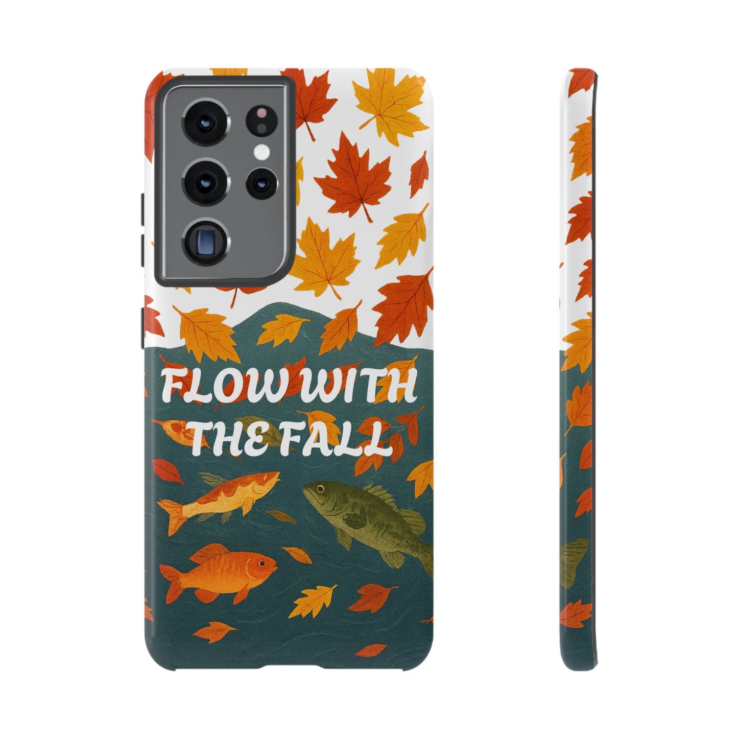 Flow With The Fall Fish Phone Case