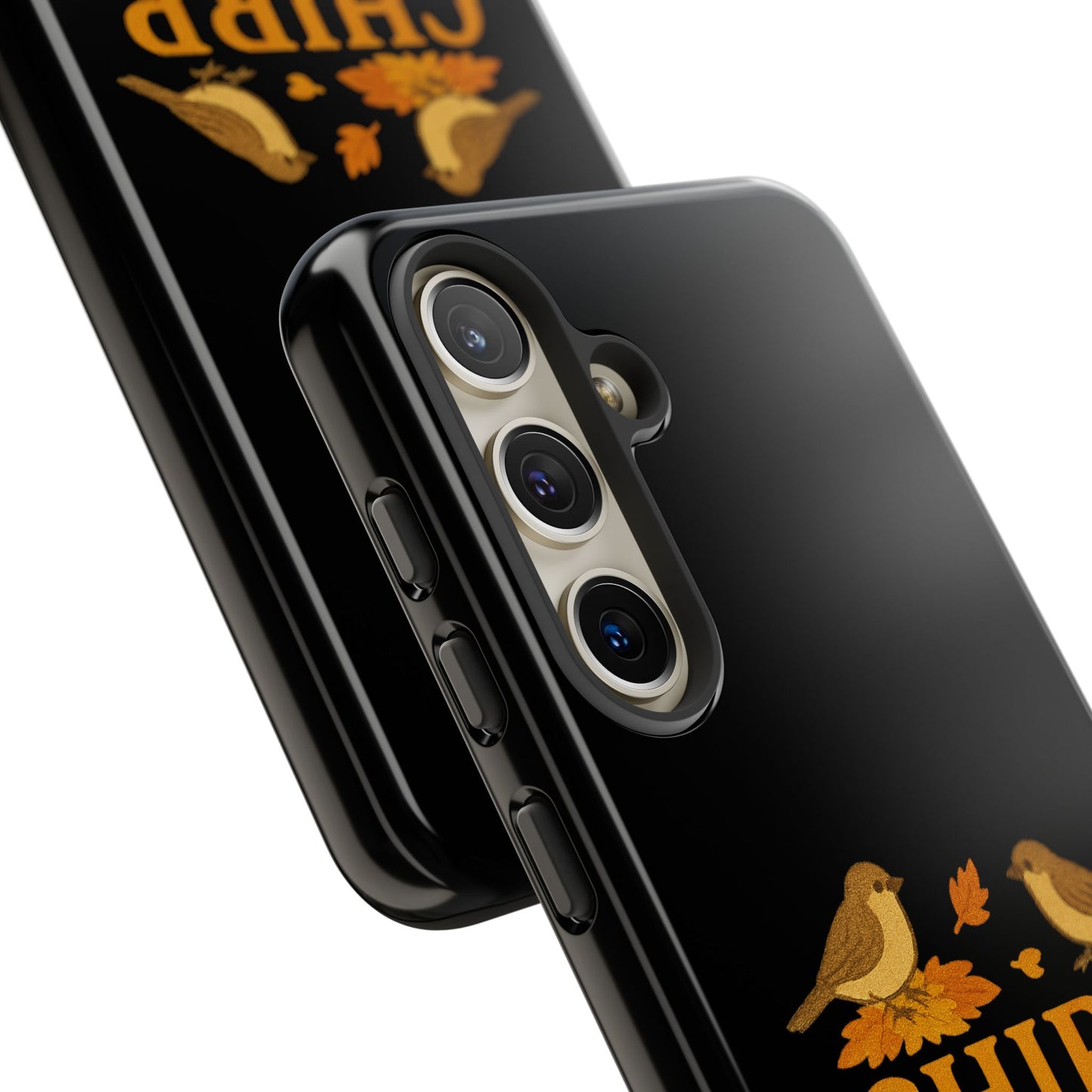Chirp Crunch Cozy Autumn Themed Phone Case