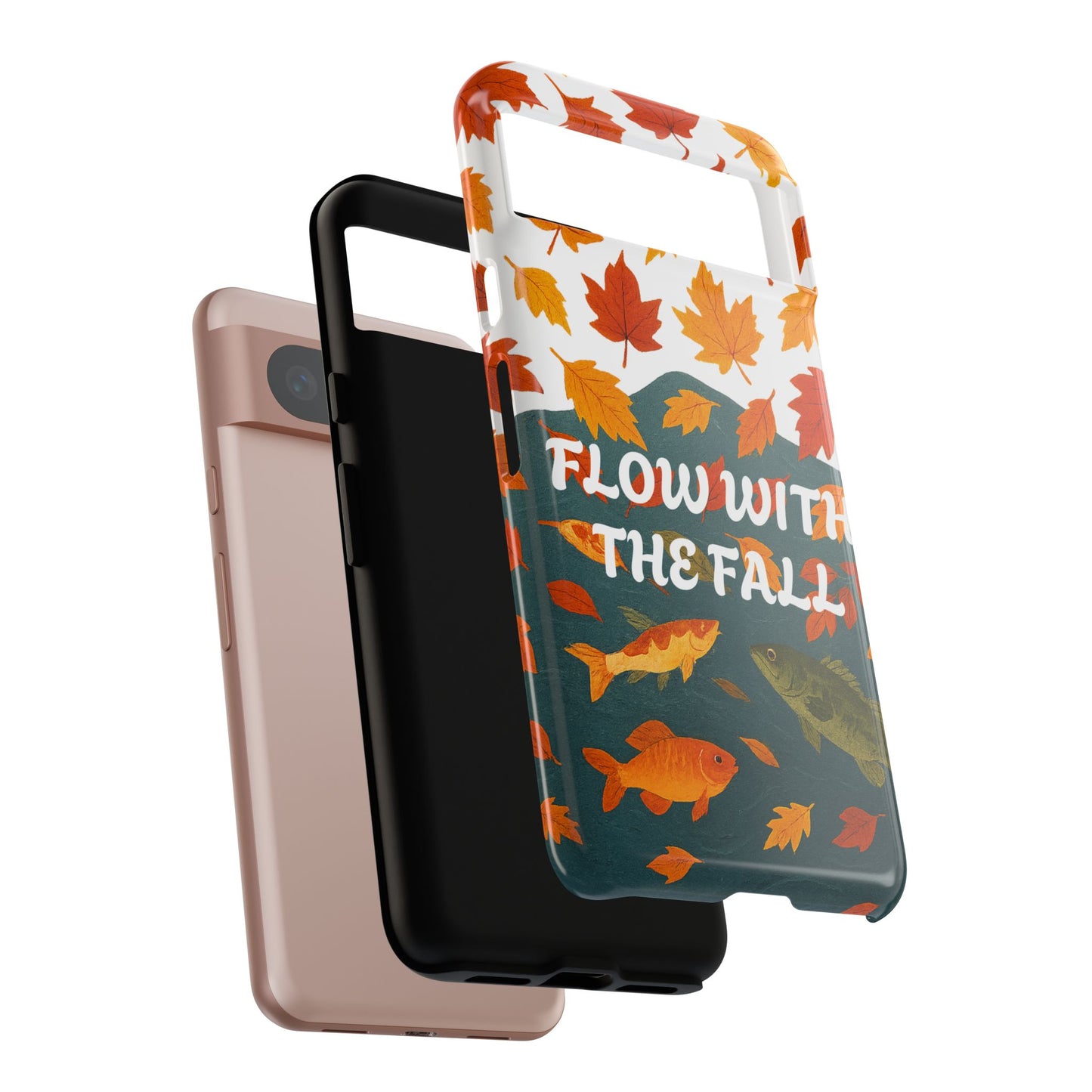 Flow With The Fall Fish Phone Case