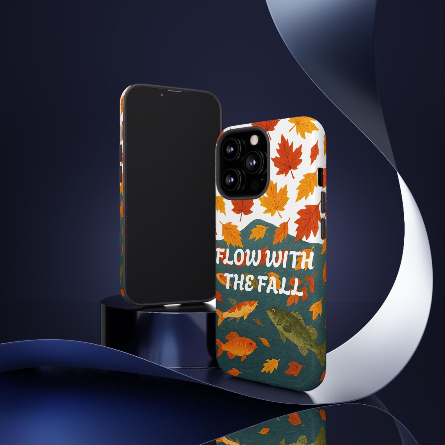 Flow With The Fall Fish Phone Case