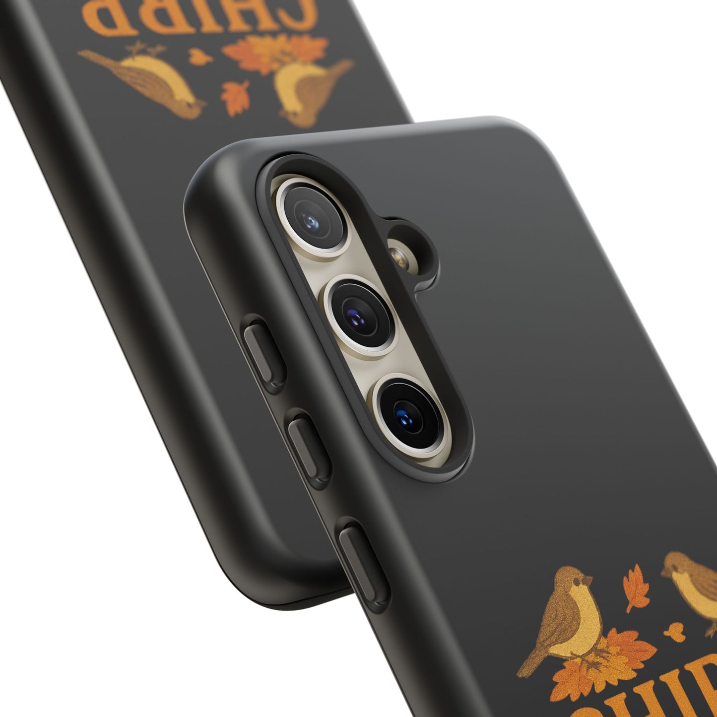 Chirp Crunch Cozy Autumn Themed Phone Case