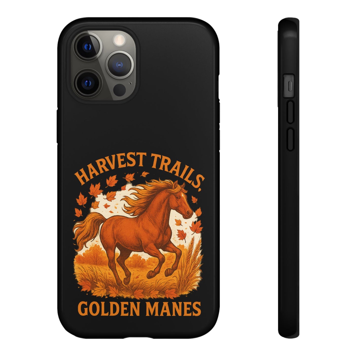 Harvest Trails Golden Manes Autumn Themed Phone Case