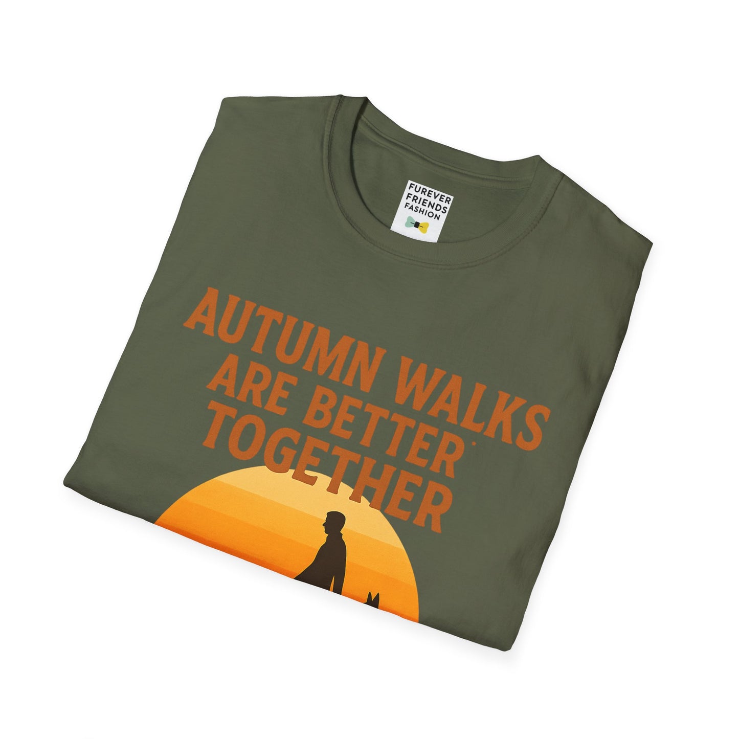 Autumn Walks Unisex T-Shirt, Casual Tee