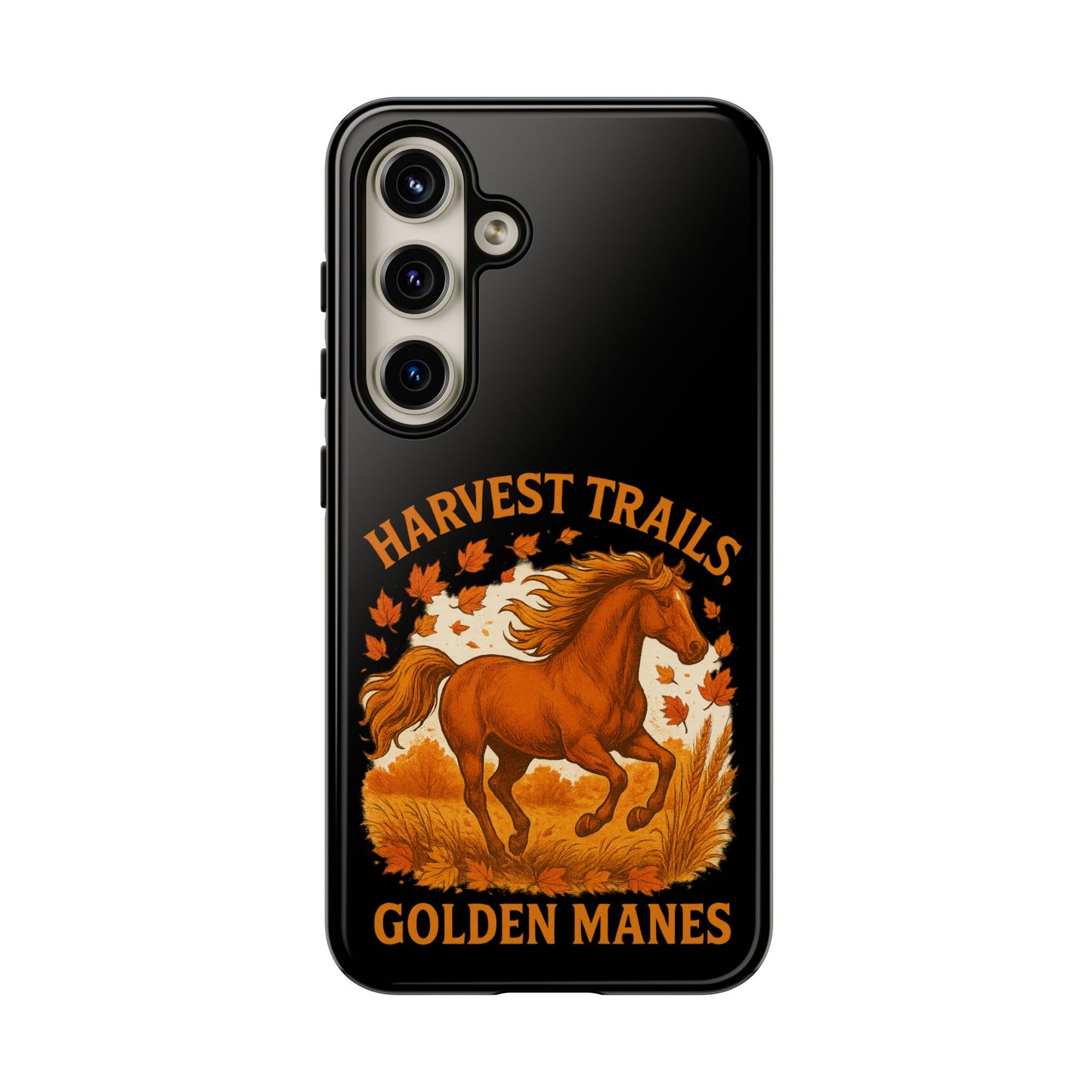 Harvest Trails Golden Manes Autumn Themed Phone Case