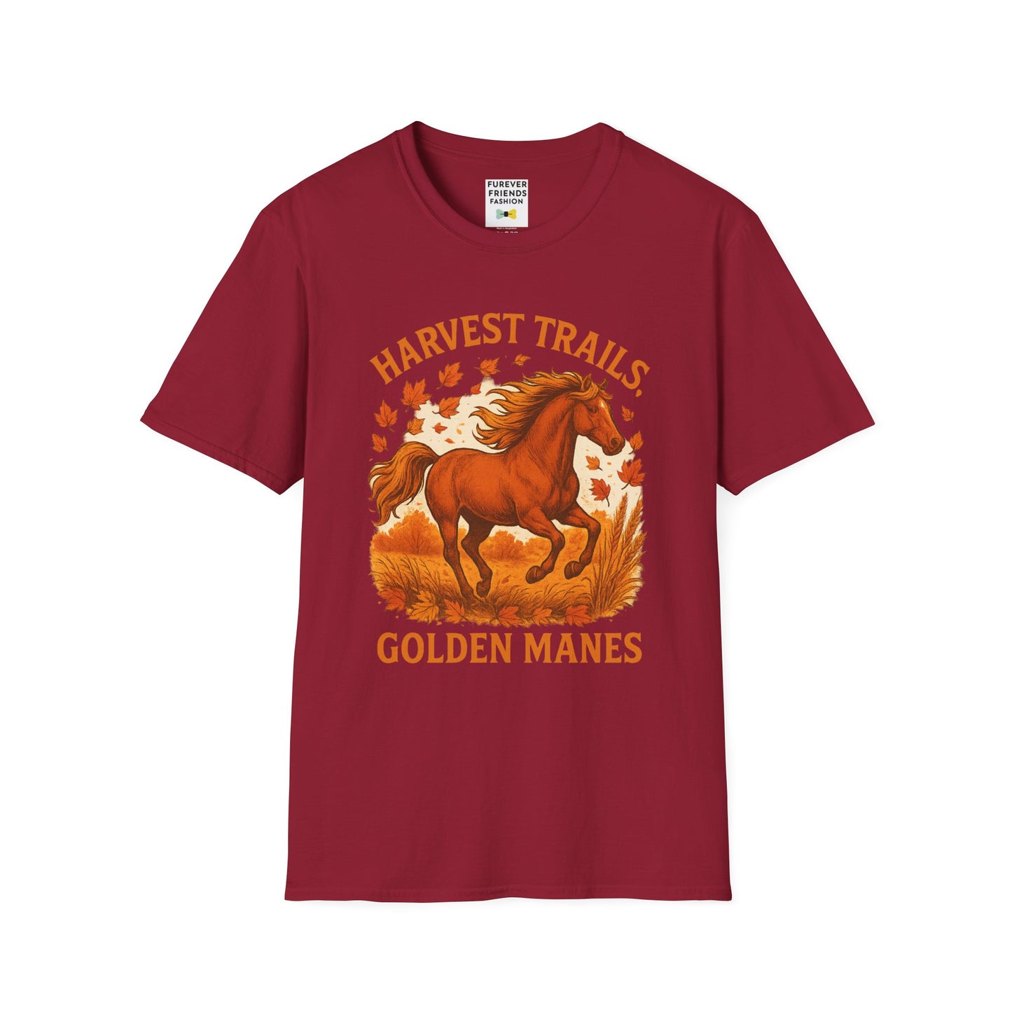Harvest Trails Golden Manes Autumn Themed Tee