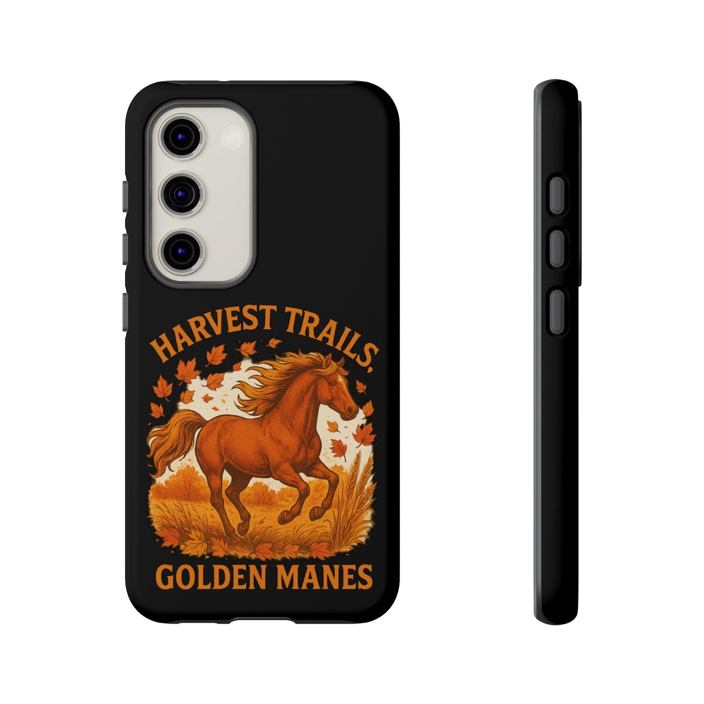 Harvest Trails Golden Manes Autumn Themed Phone Case