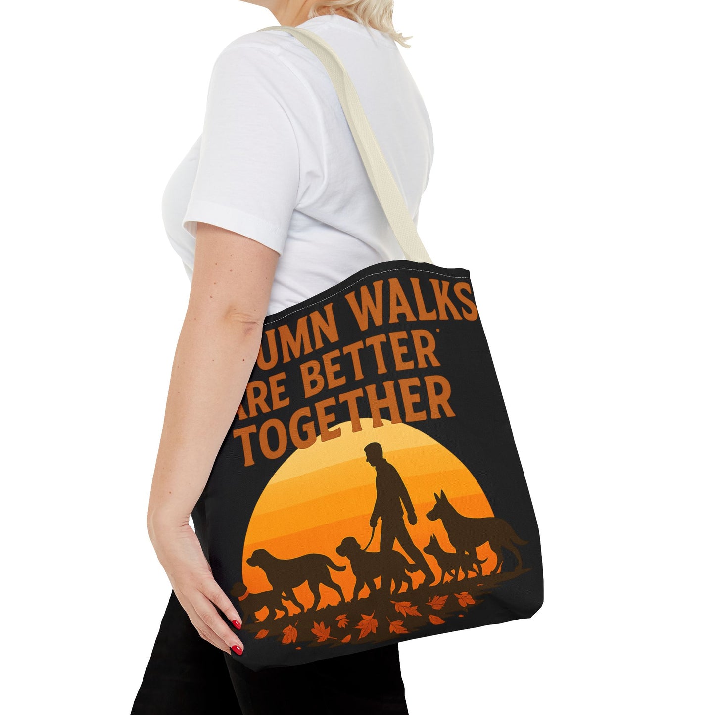 Autumn Walks Are Better Together Tote Bag