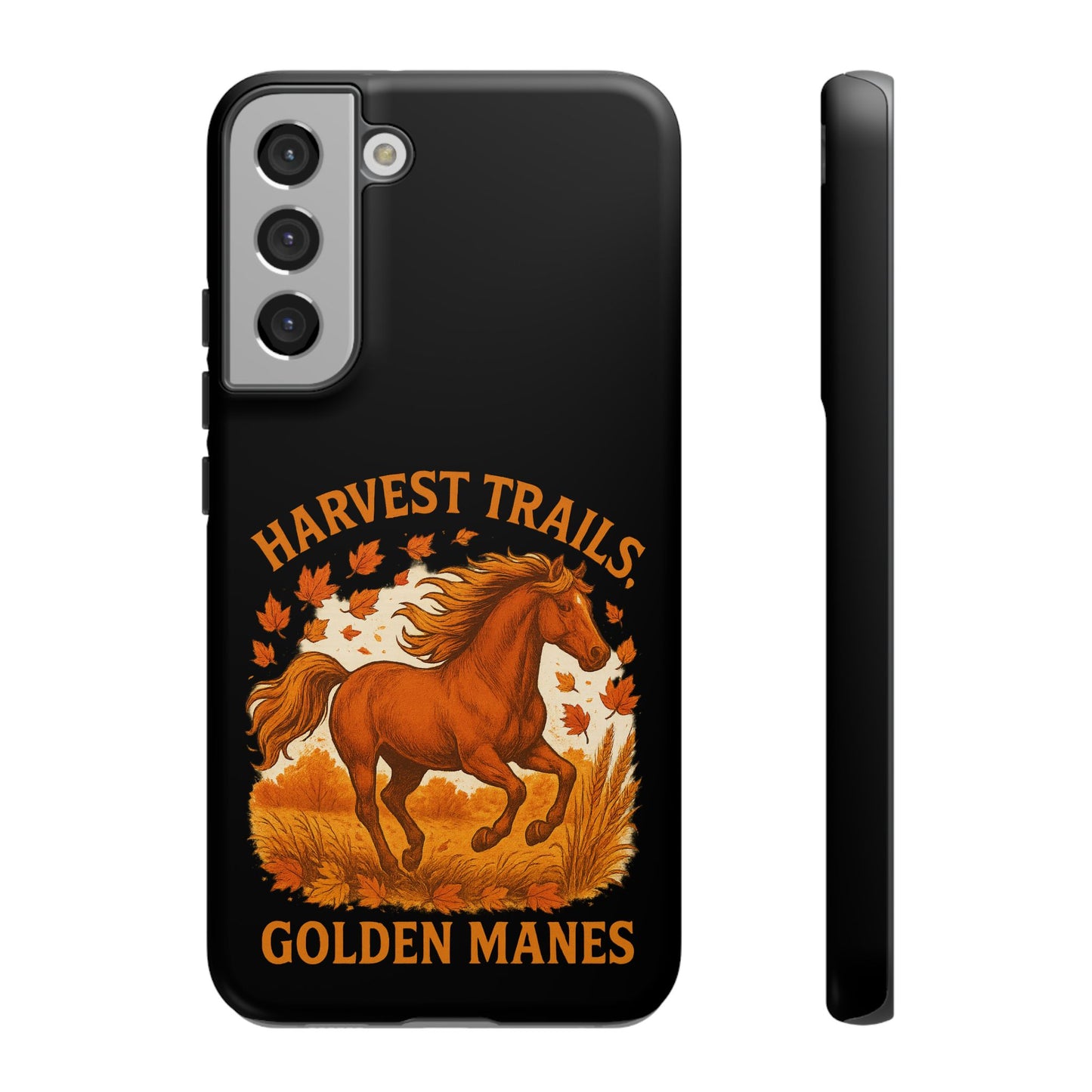 Harvest Trails Golden Manes Autumn Themed Phone Case