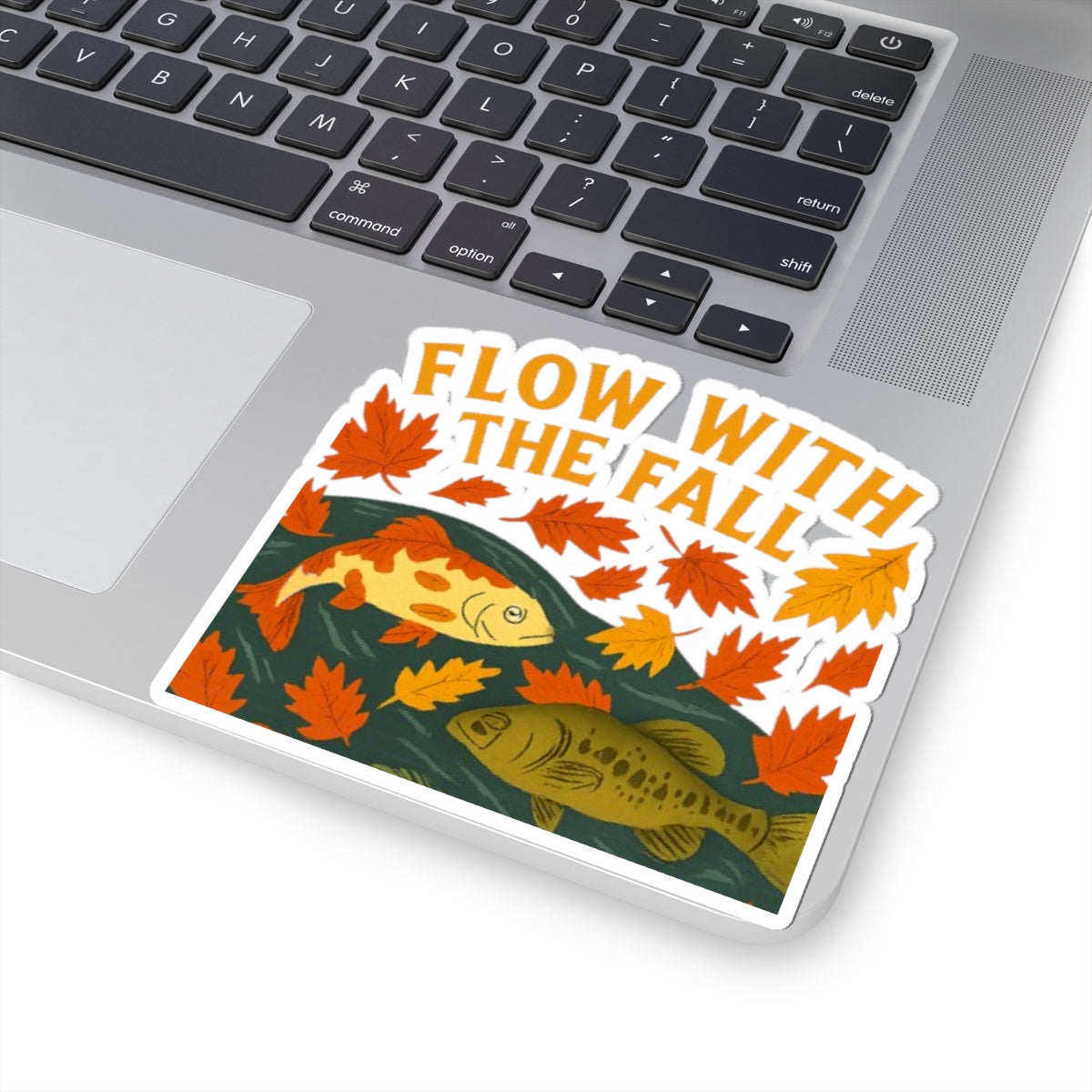 Flow With The Fall Kiss-Cut Sticker