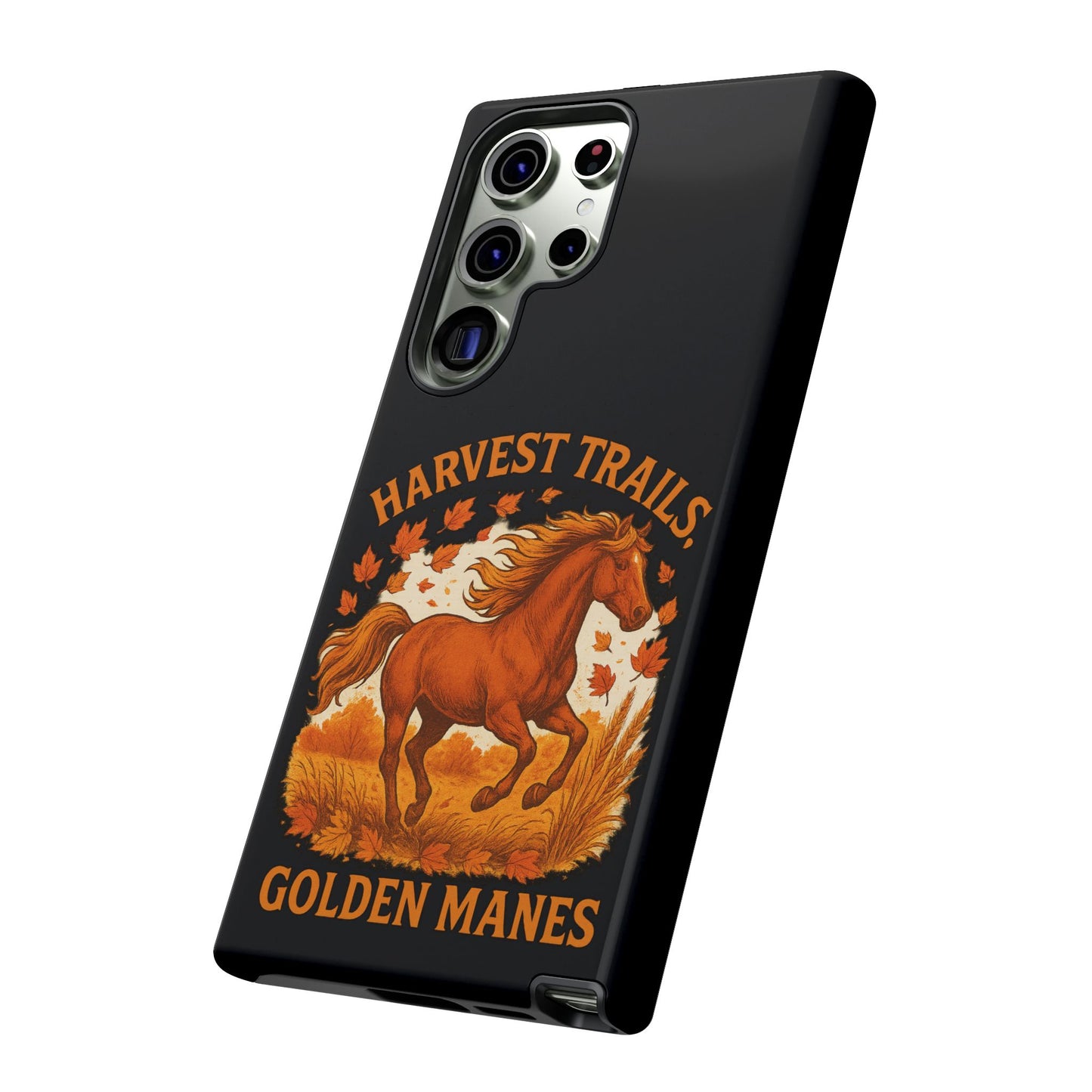 Harvest Trails Golden Manes Autumn Themed Phone Case