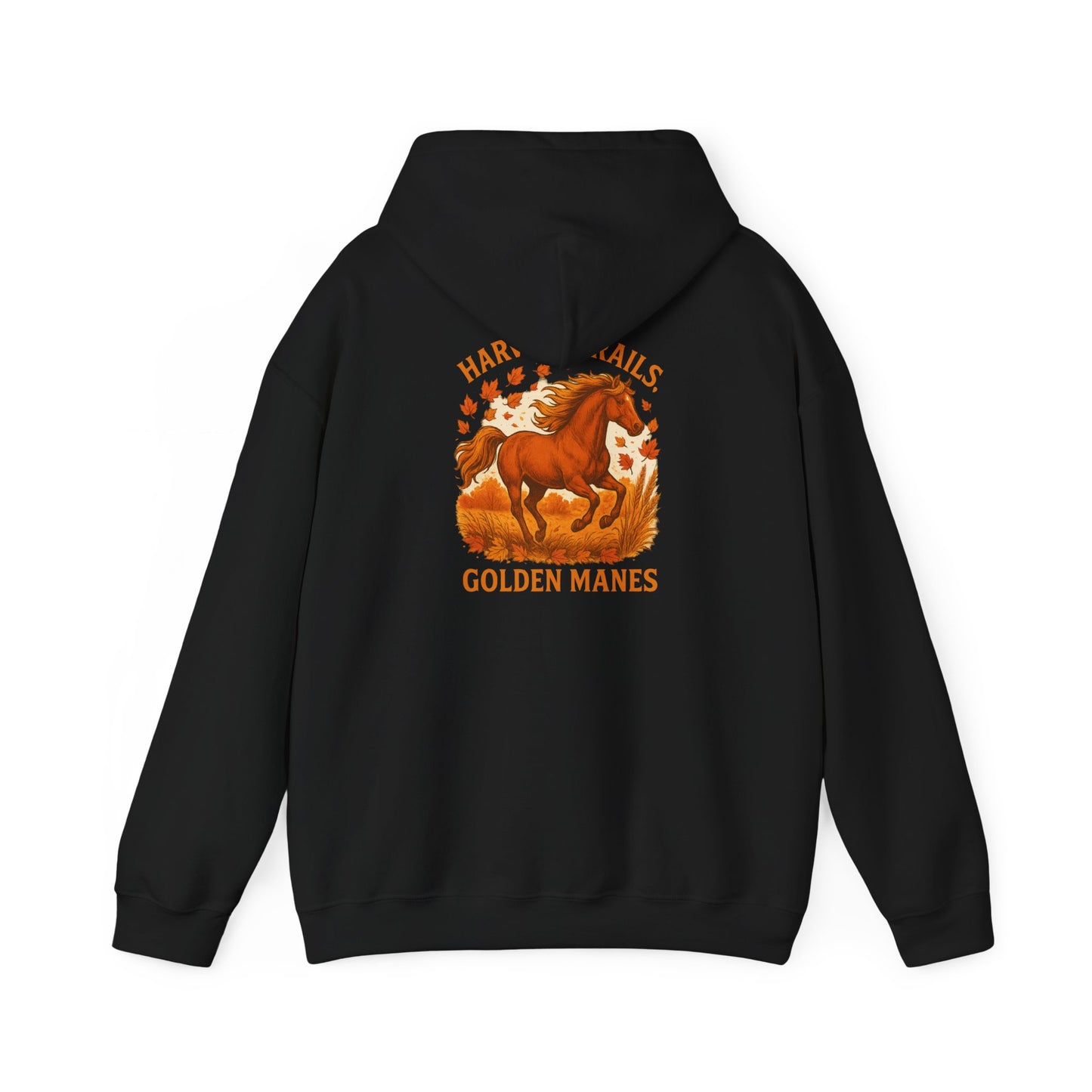 Harvest Trails Golden Manes Autumn Themed Hoodie