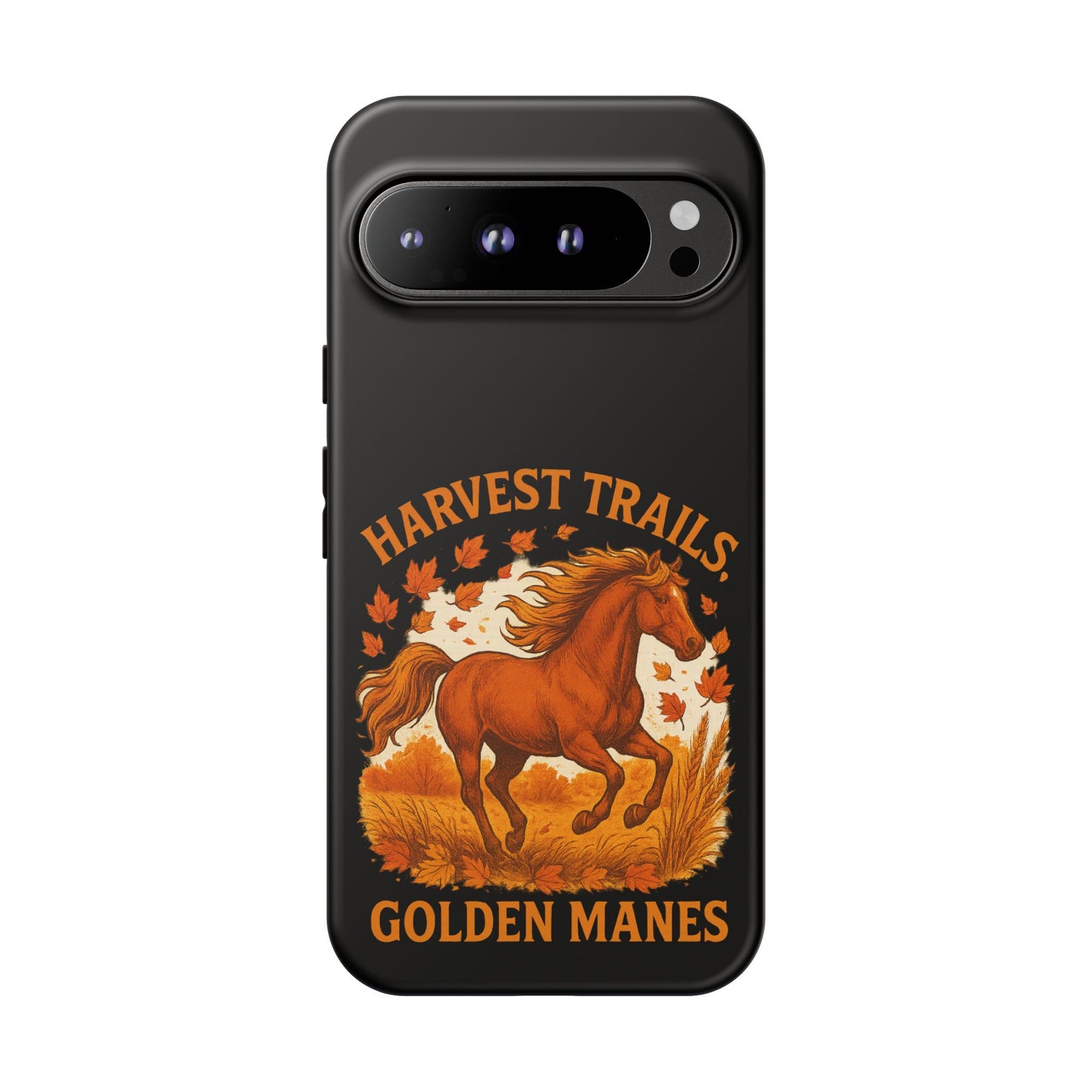 Harvest Trails Golden Manes Autumn Themed Phone Case