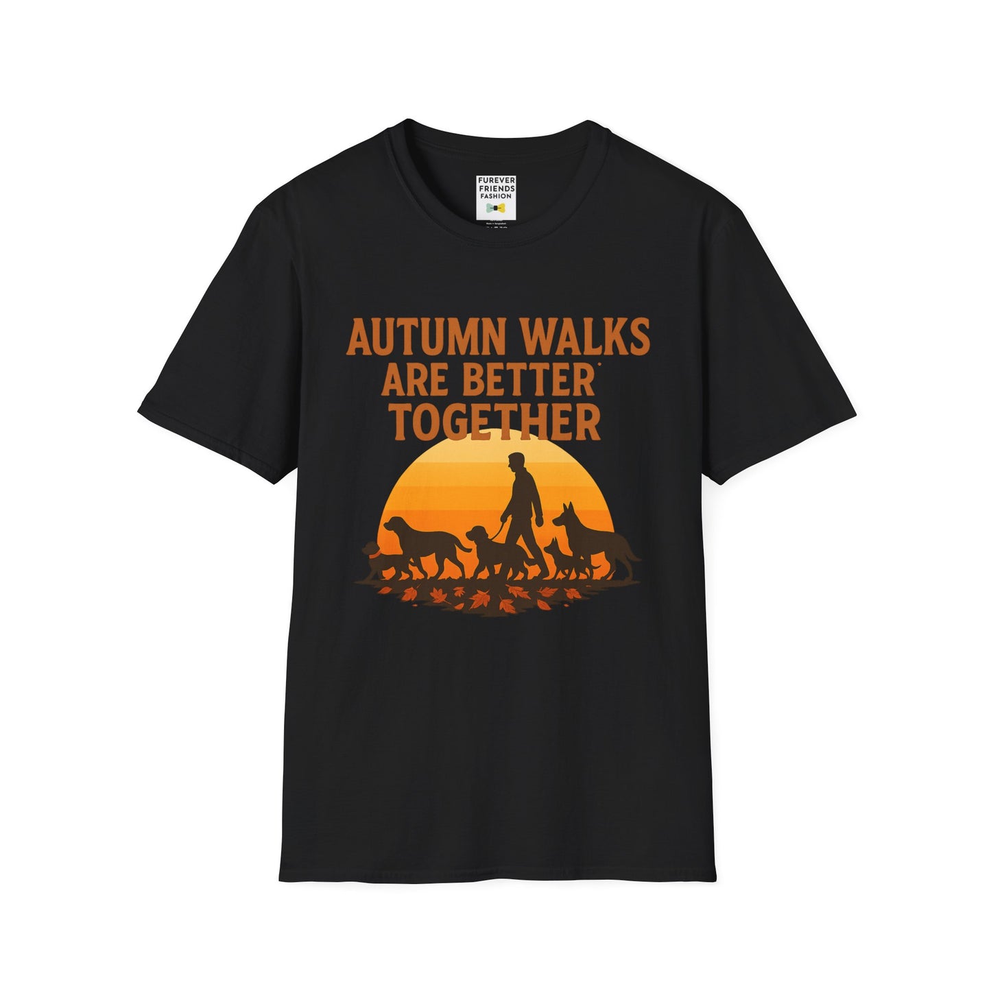 Autumn Walks Unisex T-Shirt, Casual Tee