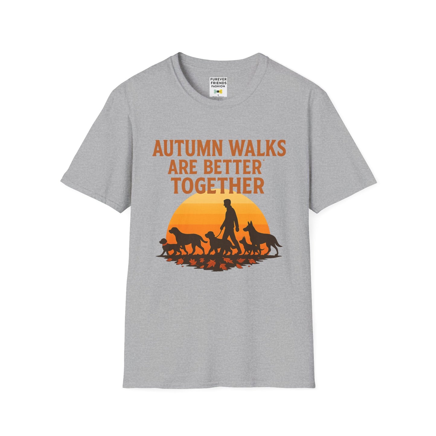 Autumn Walks Unisex T-Shirt, Casual Tee