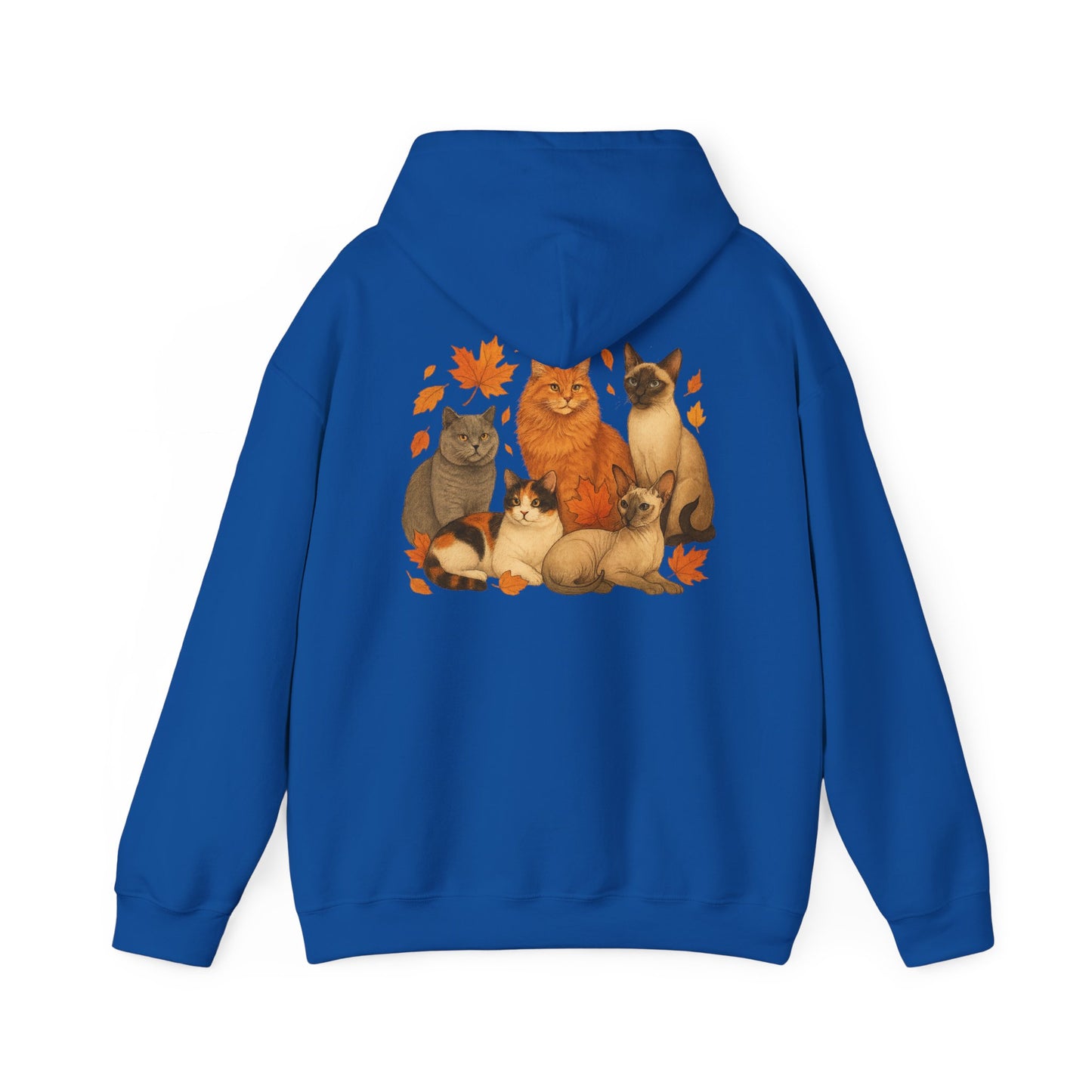 Falling For Cats Hooded Sweatshirt