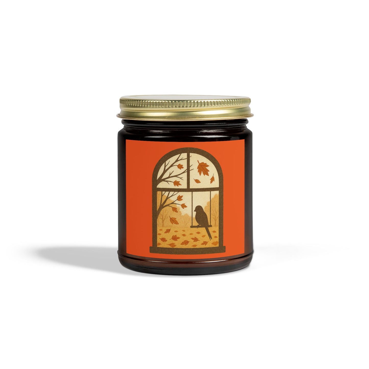 Bird In The Window Autumn Themed Scented Candle